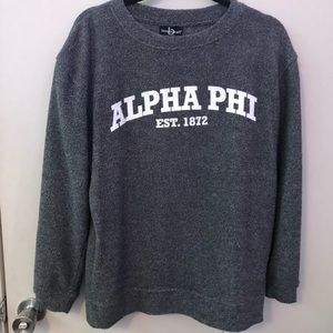 Alpha Phi crew neck
